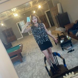 Ladies blouse asymmetrical